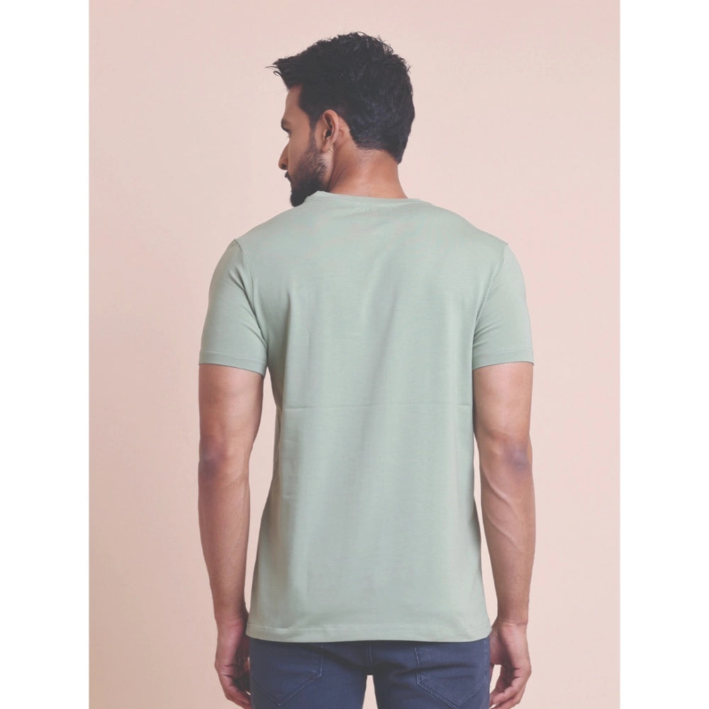 Men's Casual Cotton Solid Half Sleeve Round Neck T Shirt (newsage) | Men Signature Collection