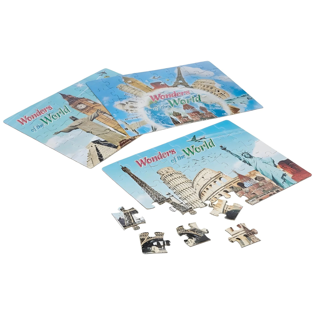 120_Pcs Jigsaw Puzzle Wonders of the world