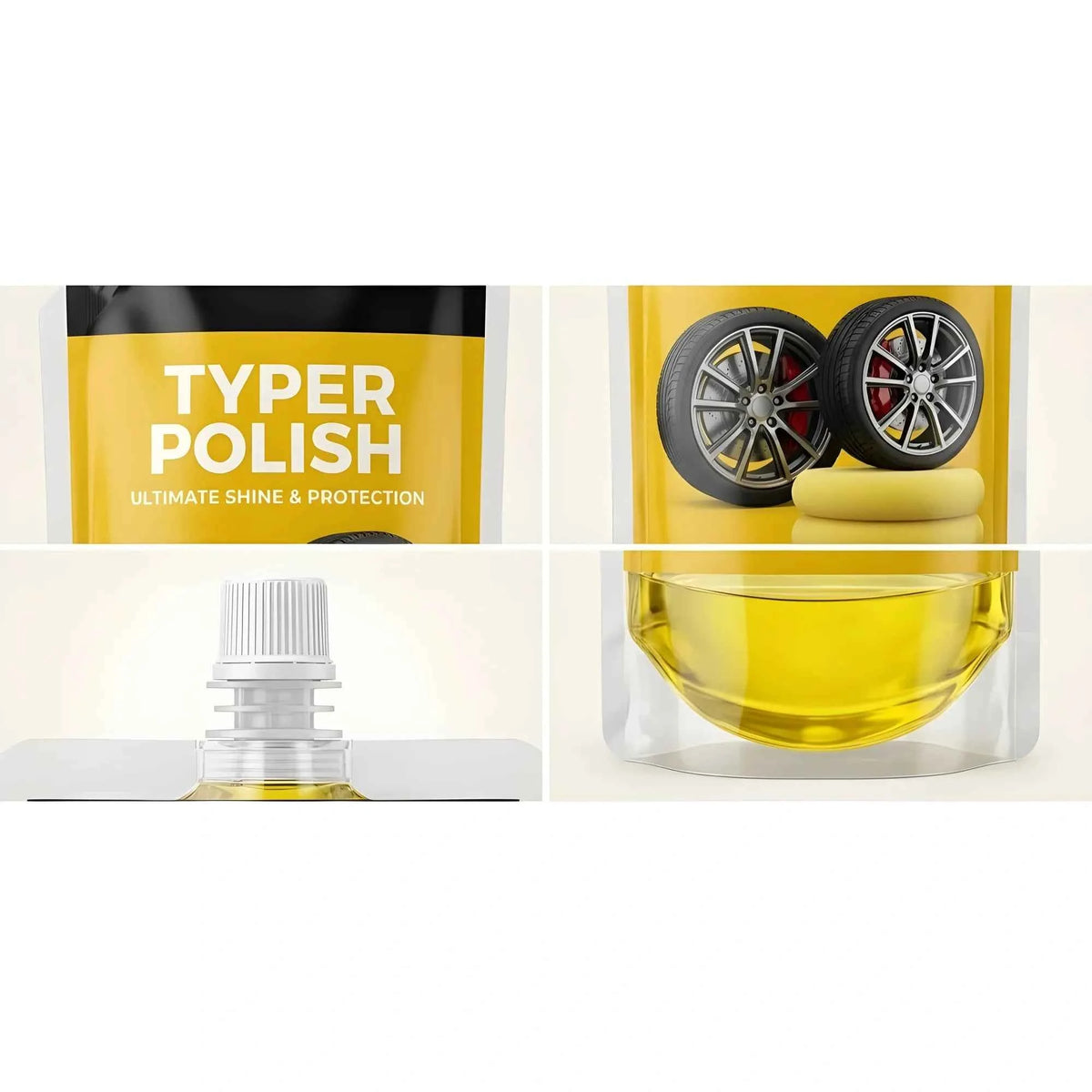 Aurelia Ultra Tyre Shine & Polish Liquid Pouches Pack of 2