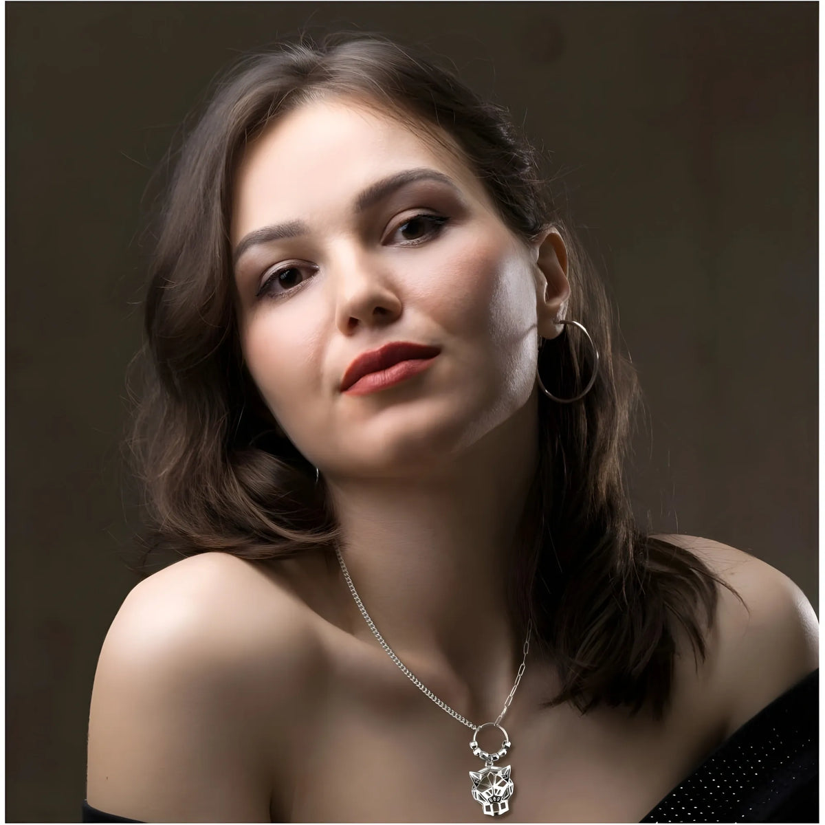 Women's Stainless Steel Imported Gen-z Pendent Chain (Silver Plated)
