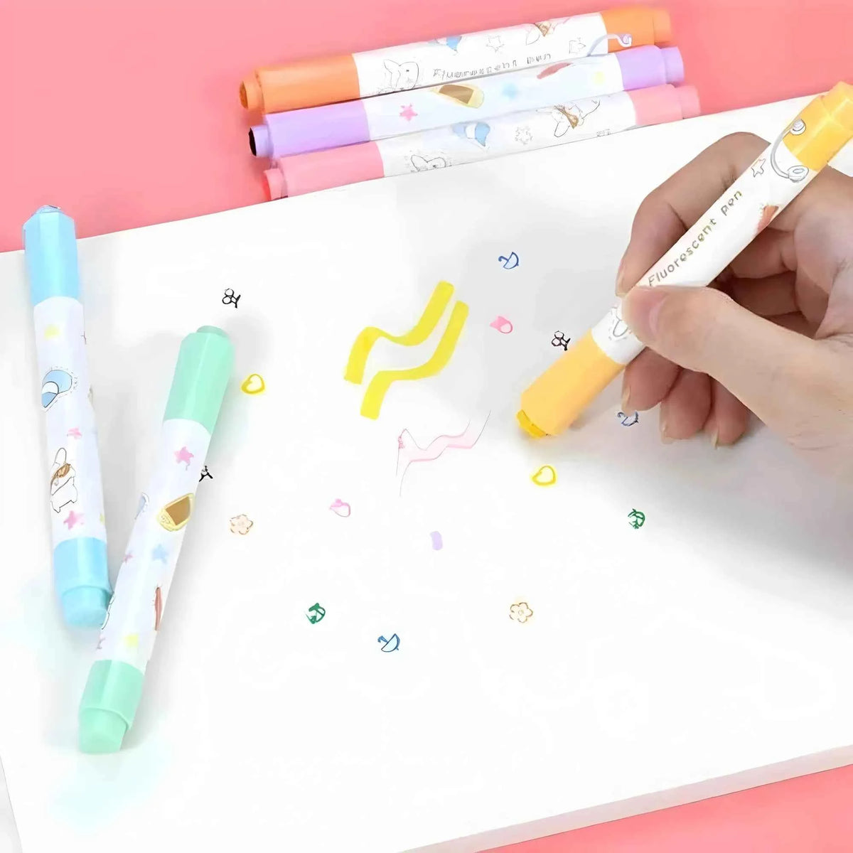 Zareen -in- Stamper Marker Pen Set with Water Based Ink | Plastic | Stationery | + Years 2-in-1