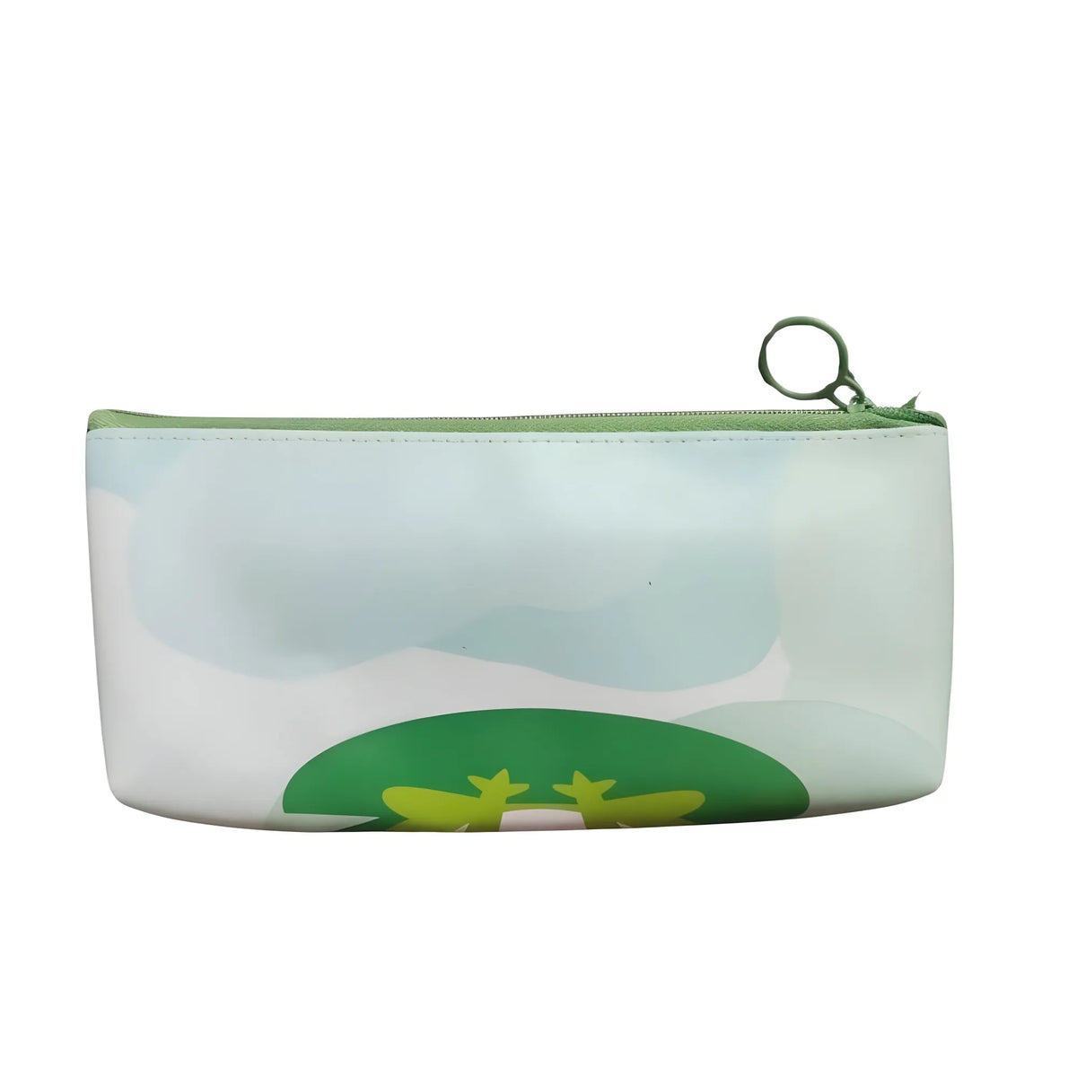 Pack Of_2 Frog Cartoon Printed Pencil Pouch |   Canvas  |   Stationery | 3+ Years