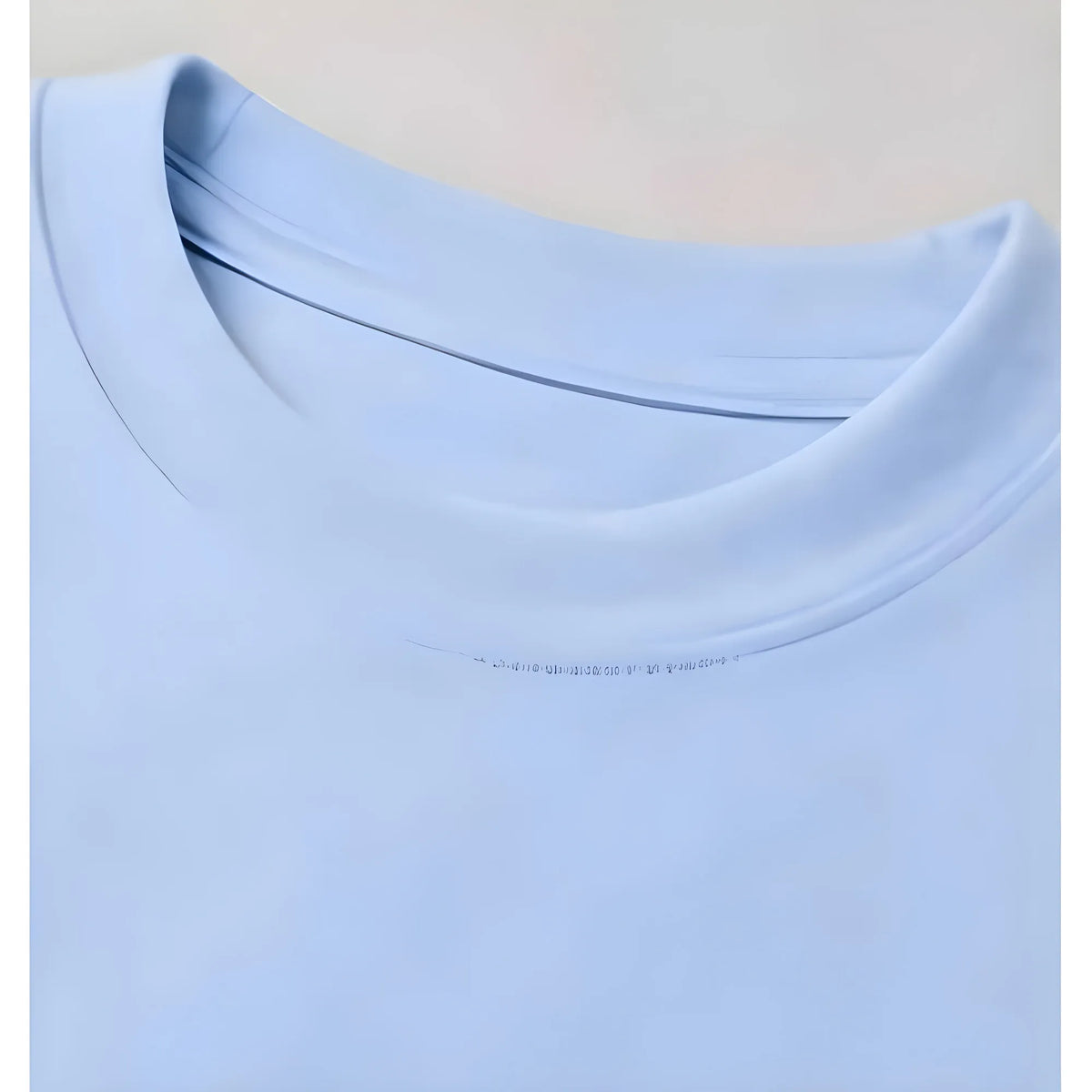 Men's Cotton Blend Printed Oversized Round Neck Half Sleeve T-Shirt (Lavender)
