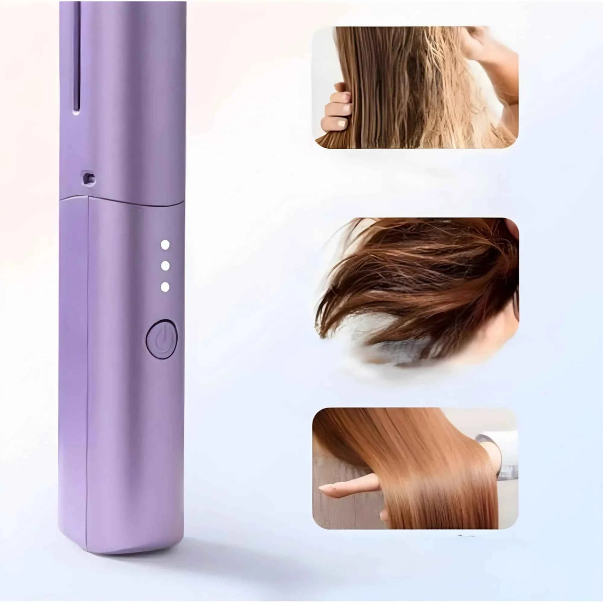 Rivana Rechargeable Mini Hair Straightener Pack of 2