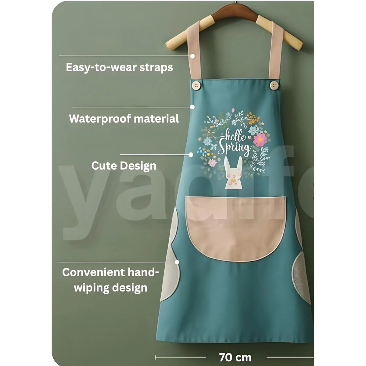 Kitchen Pocket Apron (Multicolor)