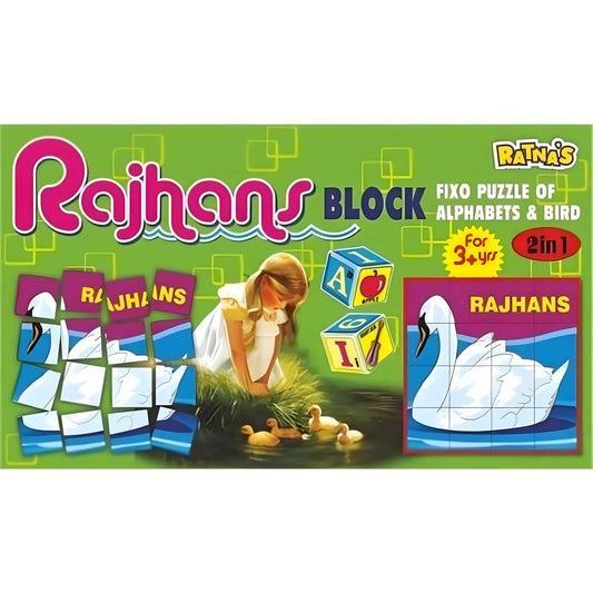 Zafira Fixo puzzle of Alphabets and bird | Educational Toys | + Years