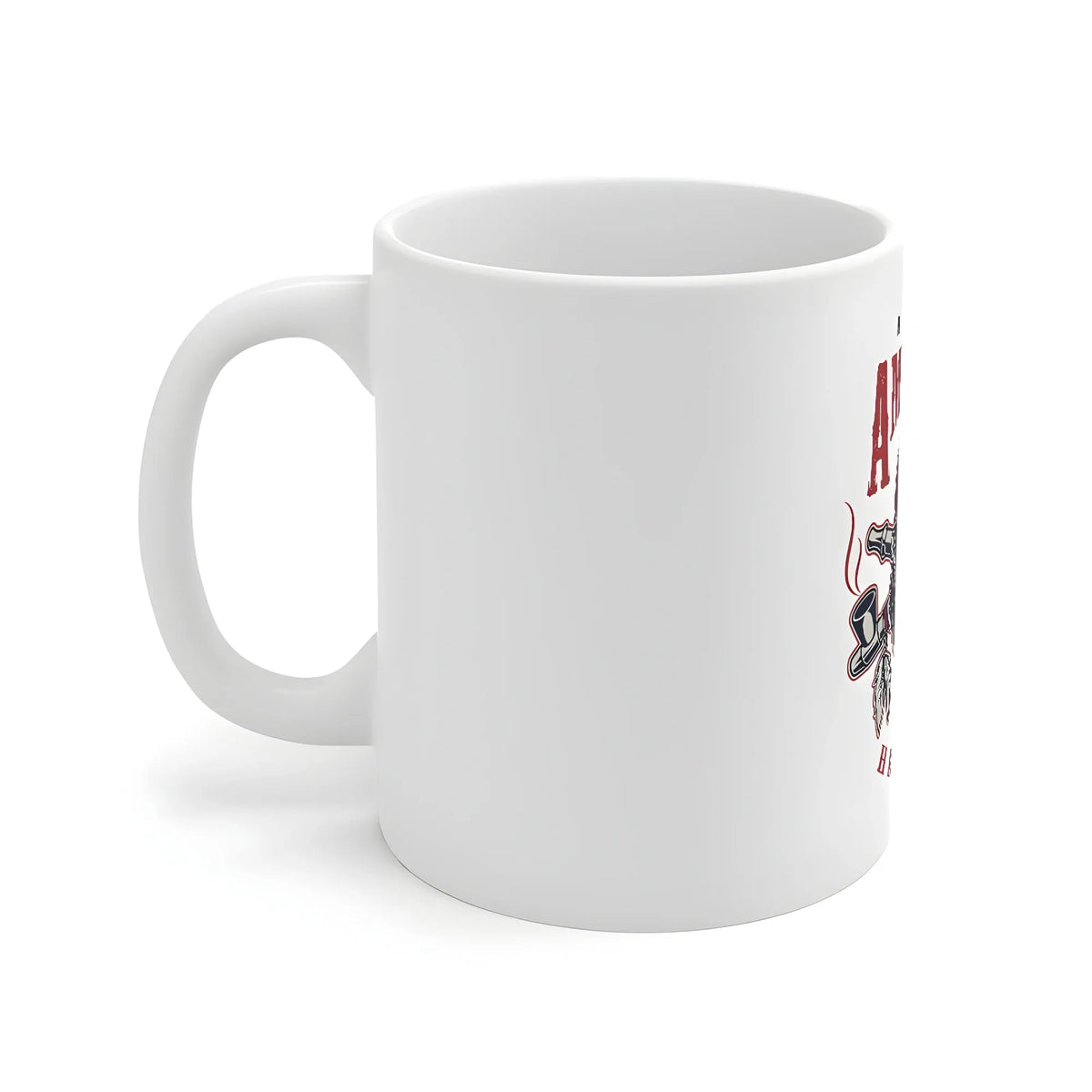 Ceramic Gorila Desing Printed Coffee Mug (Color: White, Capacity:330ml)