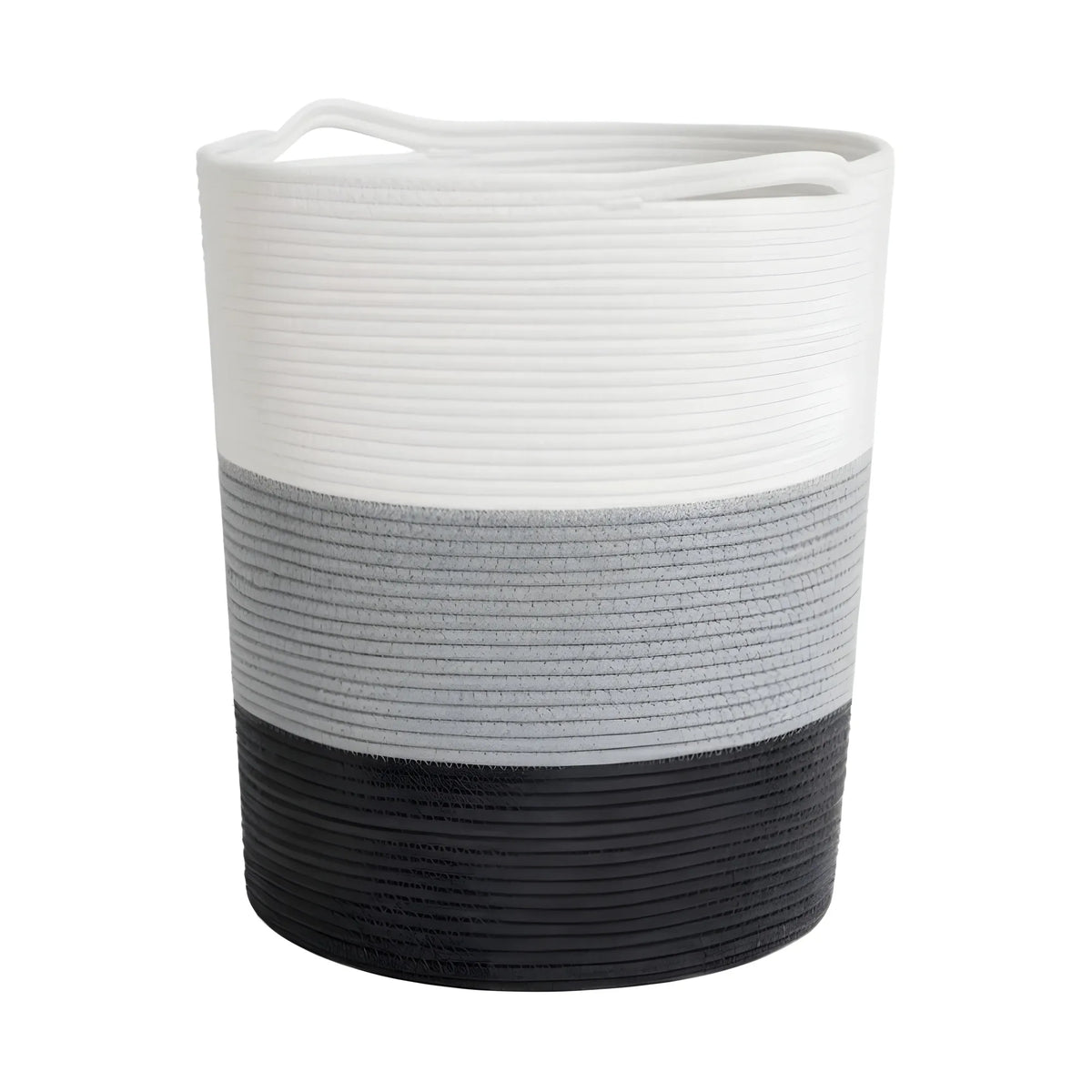 Cotton Pack Of_1 12x14 Inch Laundry Storage Basket For Clothes (Multicolor)