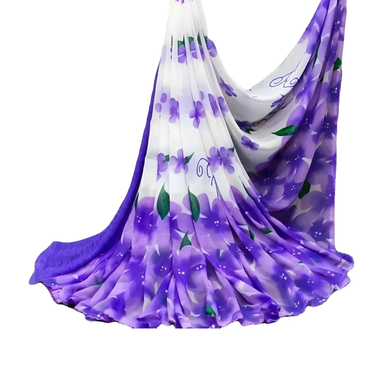 Aira Georgette Floral Printed Saree With Unstitched Blouse