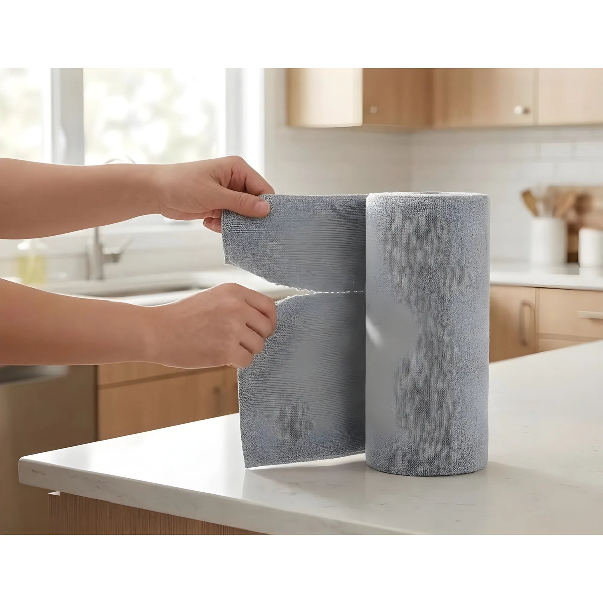 Pack of 2 Microfiber Cleaning Cloth (Grey)