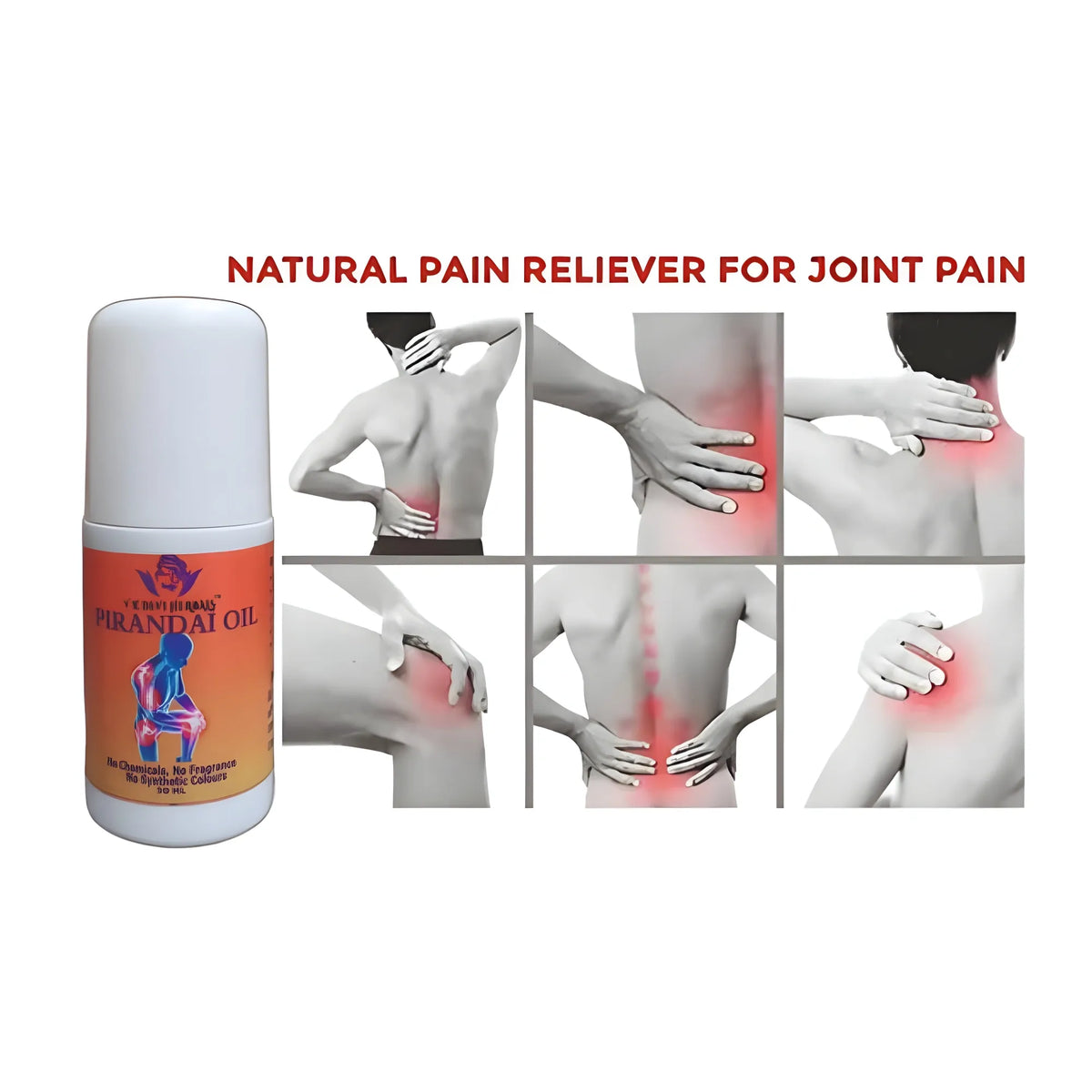 Devi Herbal Pirandai Pain Relief 50 ML Oil - Natural, Chemical-Free Oil
