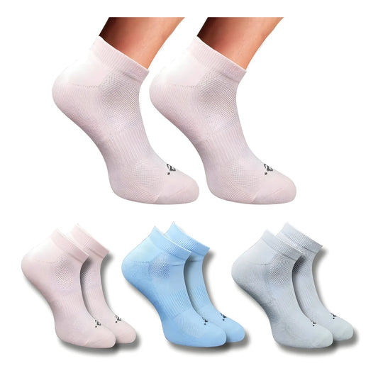 3_Pair Set Unisex Casual Cotton Printed Low Cut Socks (Multicolor)
