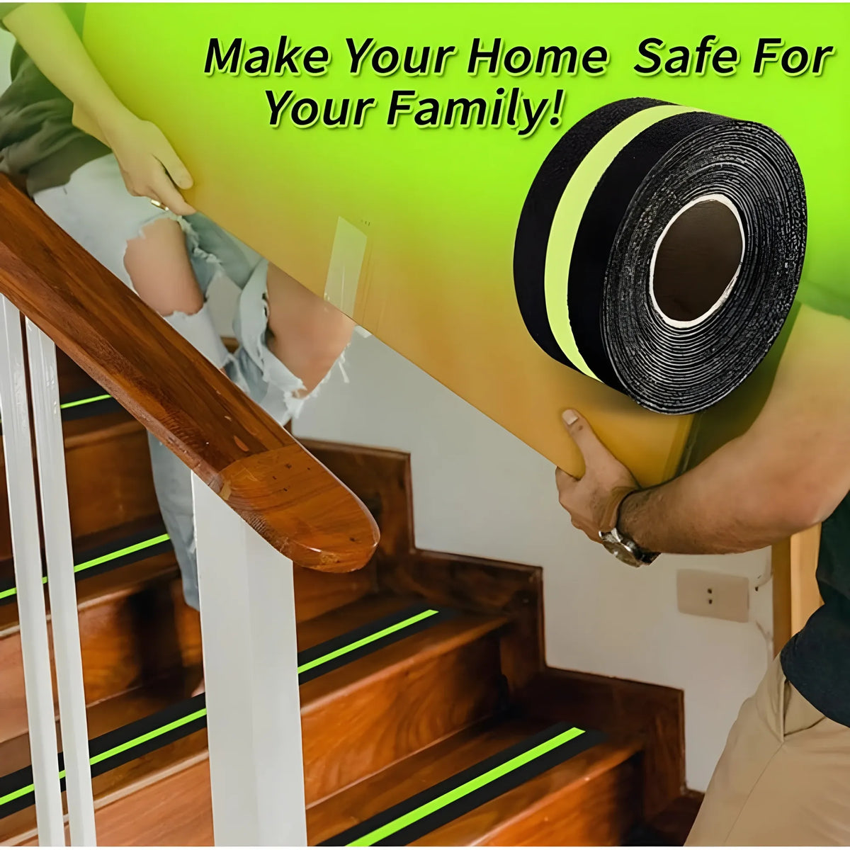 Anti Slip Glow Tape (Black)