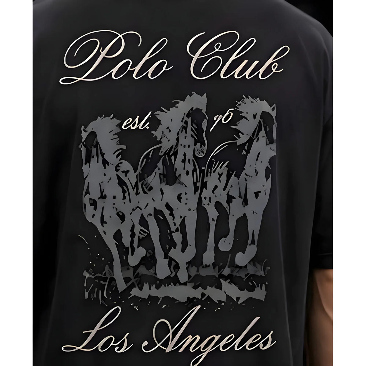 Men's Cotton Blend Printed Oversized Round Neck Half Sleeve T-Shirt (Grey)