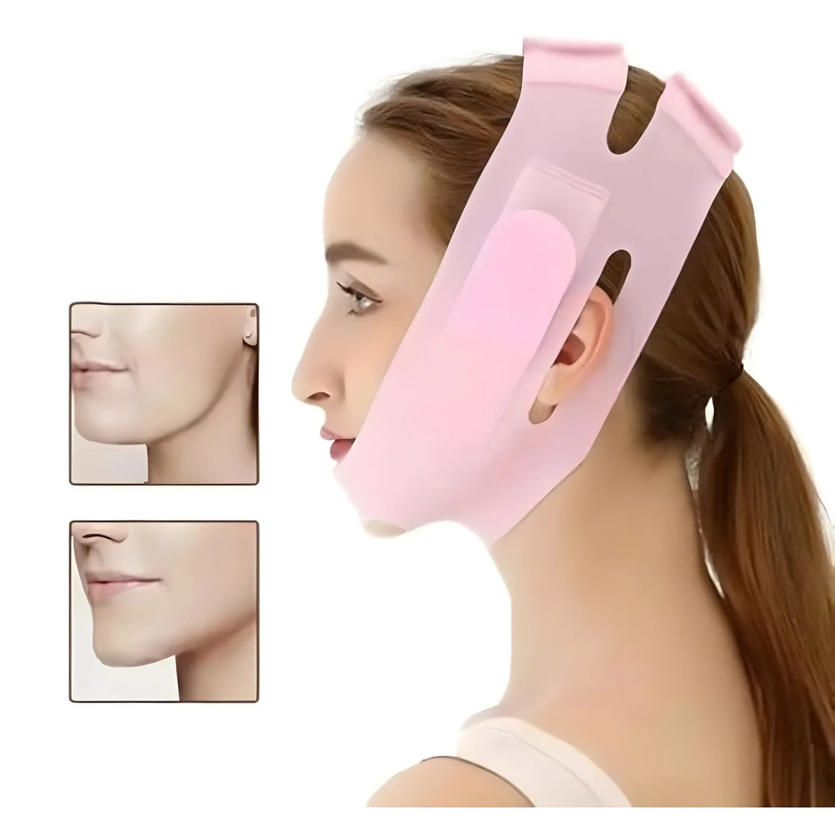 Pack of 2 V Face Mask (Pink)