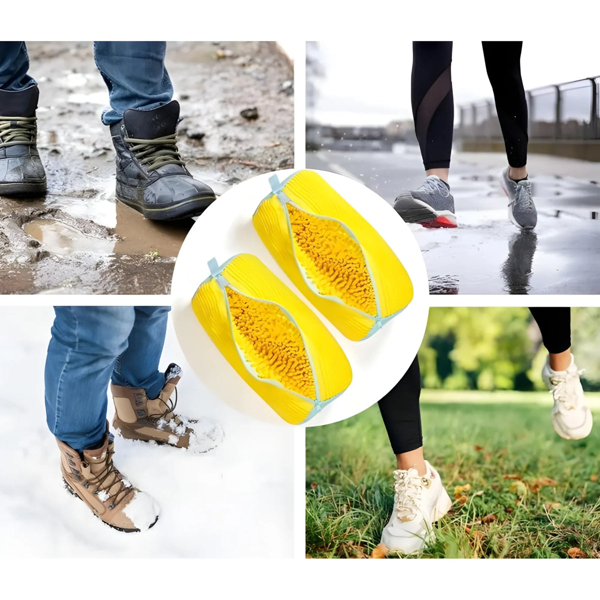 Shoe Washing Machine Bag (Yellow)