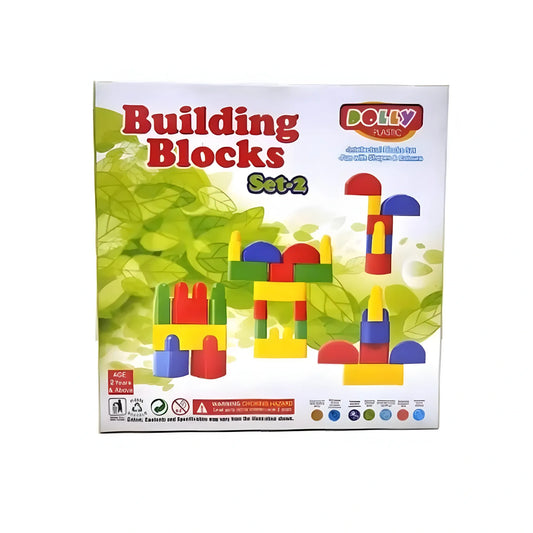 Building Blocks Set | Plastic | Educational Toys | 3+ Years