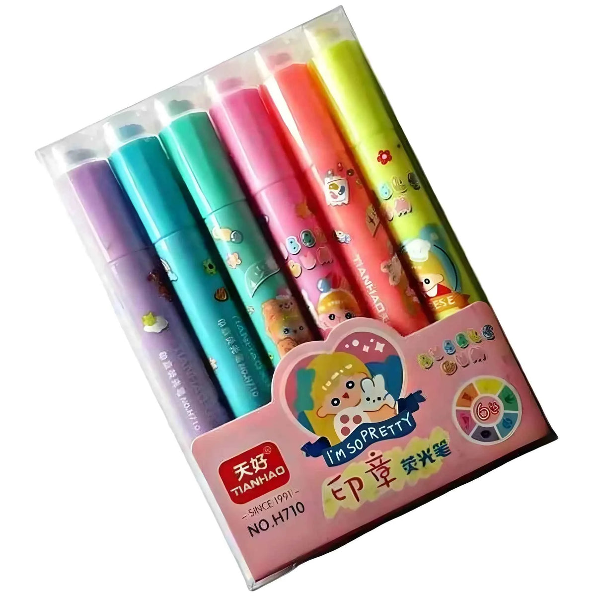 Zareen -in- Stamper Marker Pen Set with Water Based Ink | Plastic | Stationery | + Years 2-in-1