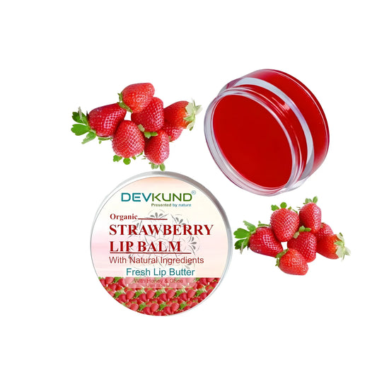 Elaraia Unisex Herbal Dark And Chapped Lips Strawberry Lip Balm