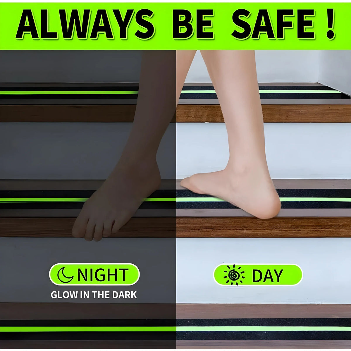 Anti Slip Glow Tape (Black)
