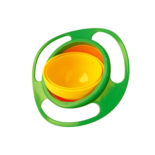 Pack Of 2_Gyro Bowl – Spill-Proof Rotating Fun Bowl for Kids (Color: Assorted )