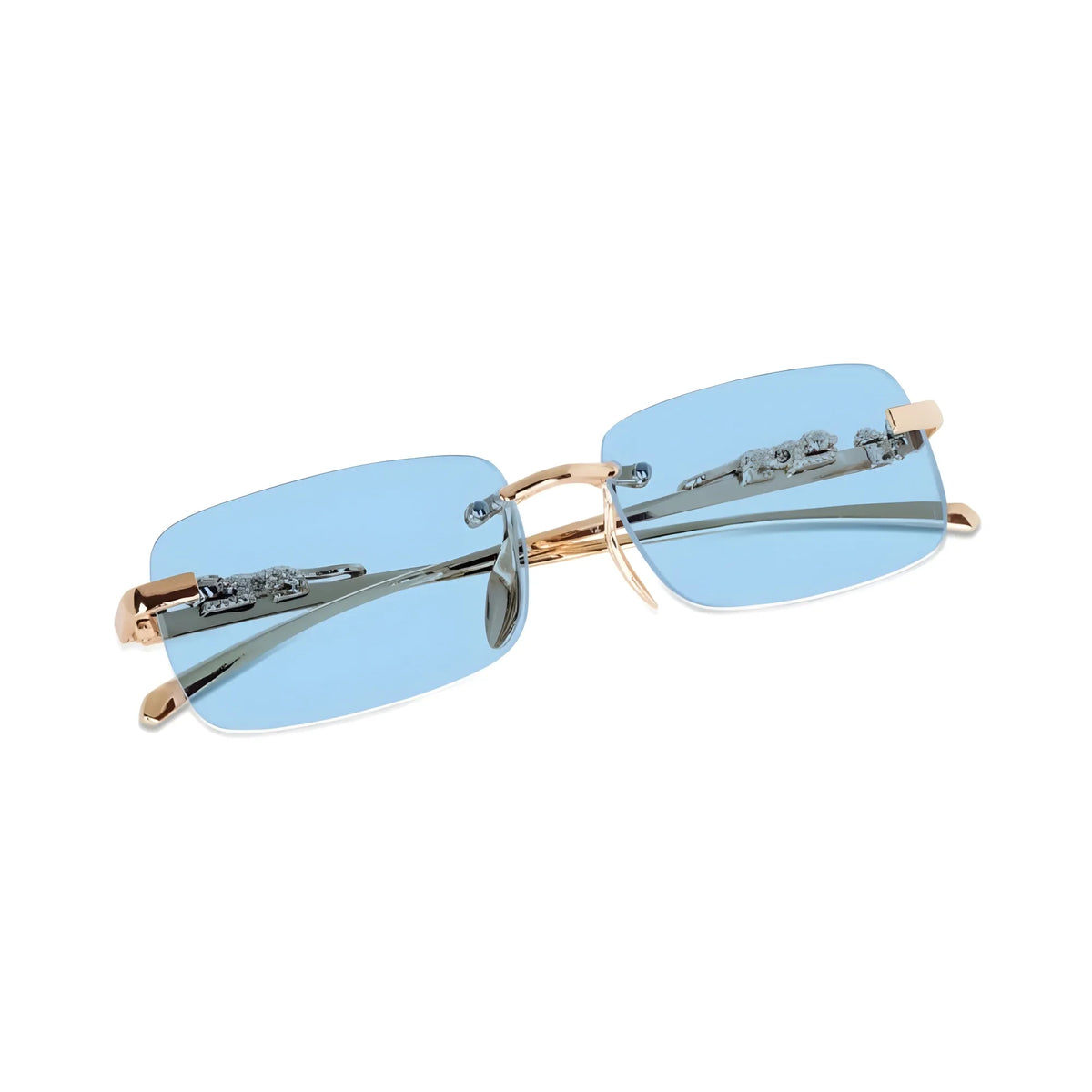 Classic Unisex UV400 Protection Sunglasses (Gold)