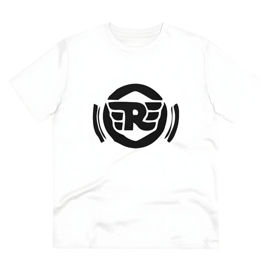 Men's PC Cotton Bike Ride Design Printed T Shirt (Color: White, Thread Count: 180GSM)