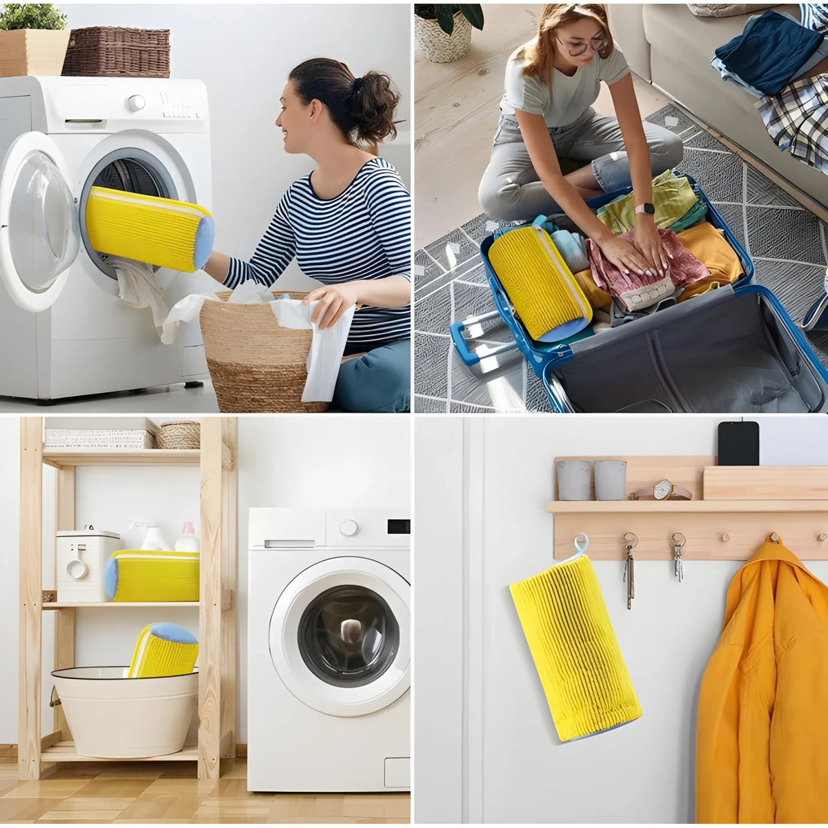 Shoe Washing Machine Bag (Yellow)