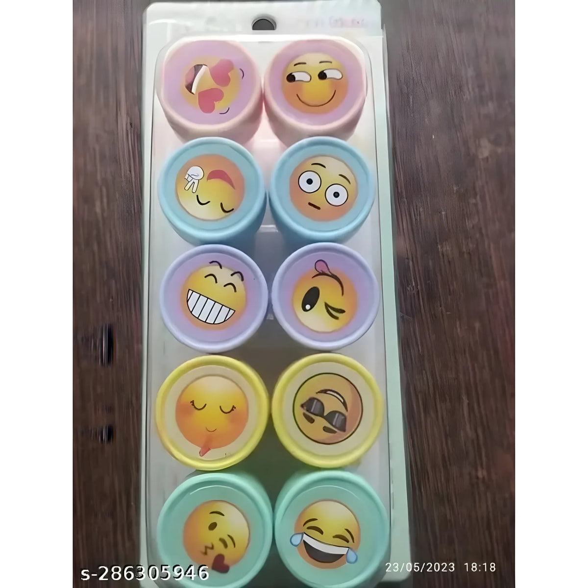 Emoji stamp set | Plastic | Stationery | 3+ Years