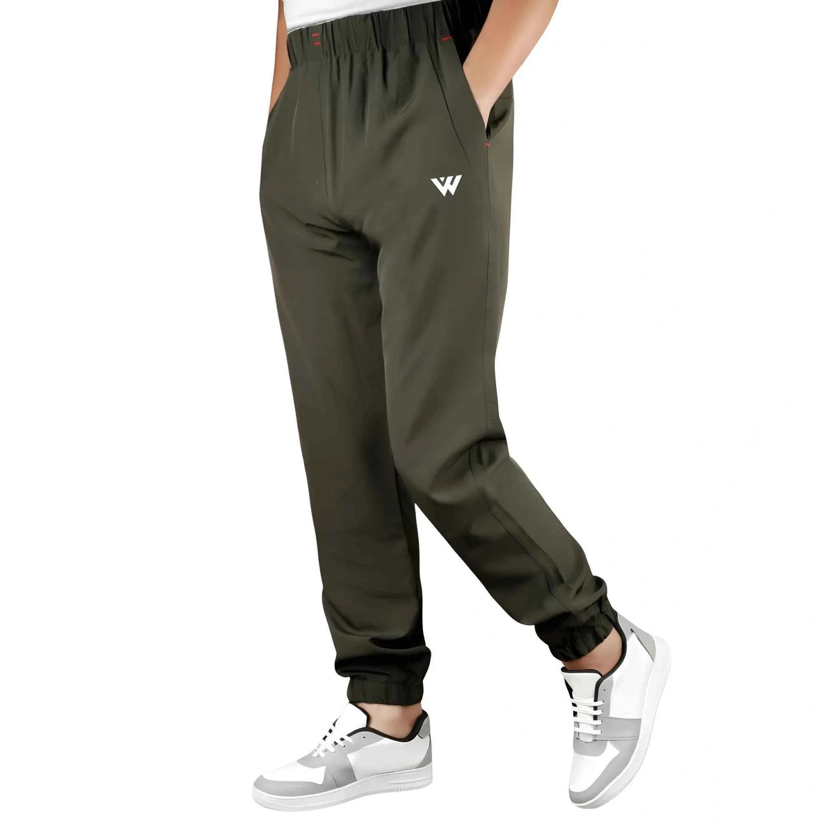 Aarya Polyster Solid Track Pant-Lower