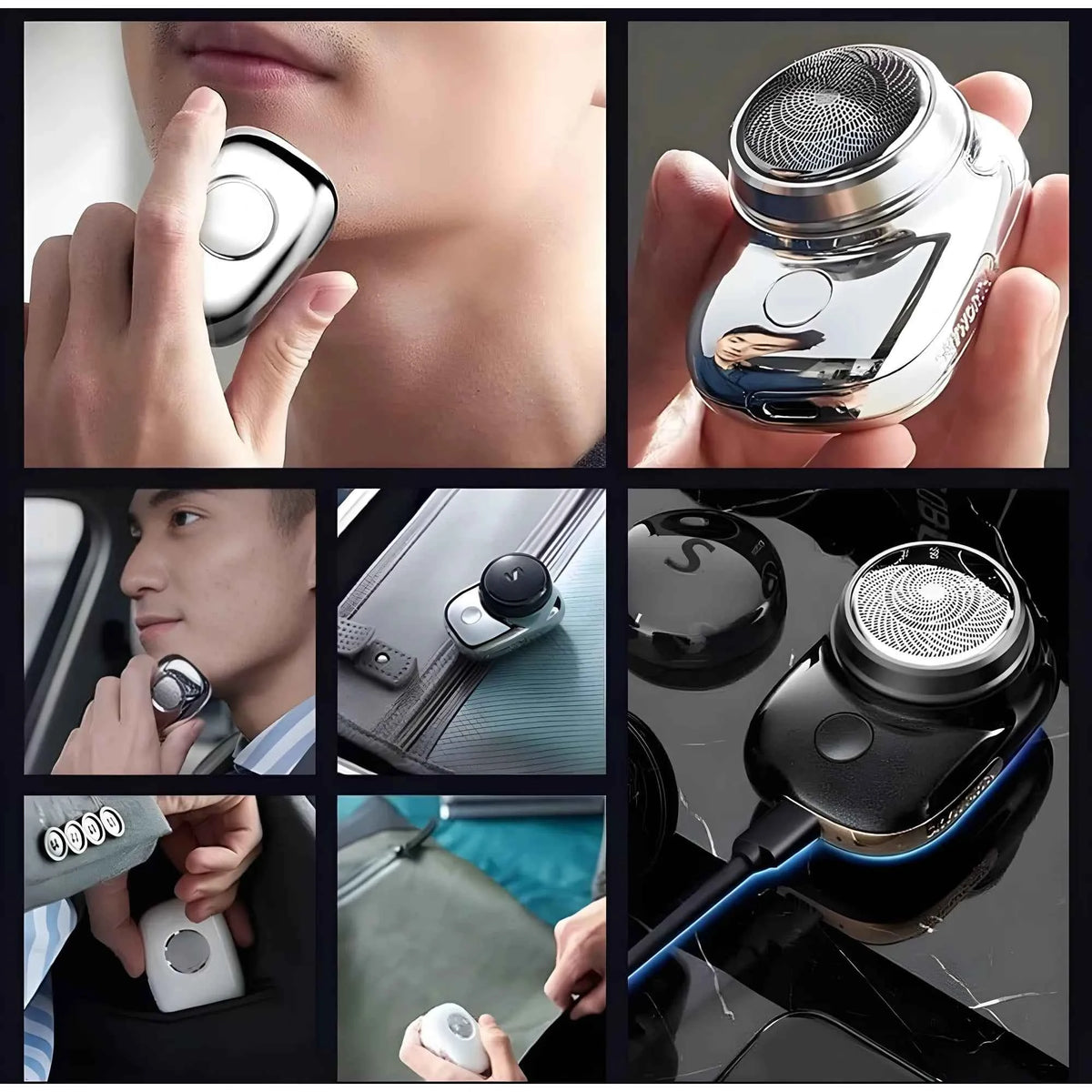 Celestia Stainless Steel Mini Electric Portable Shaver For