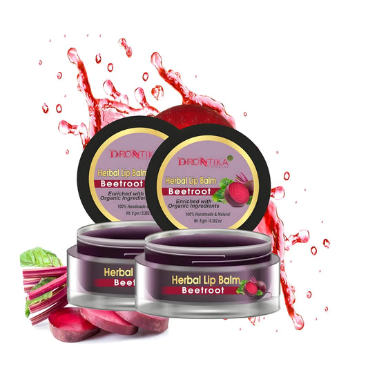 Unisex Herbal Dark And Chapped Lips Beetroot Lip Balm Pack Of 2  (20gm)