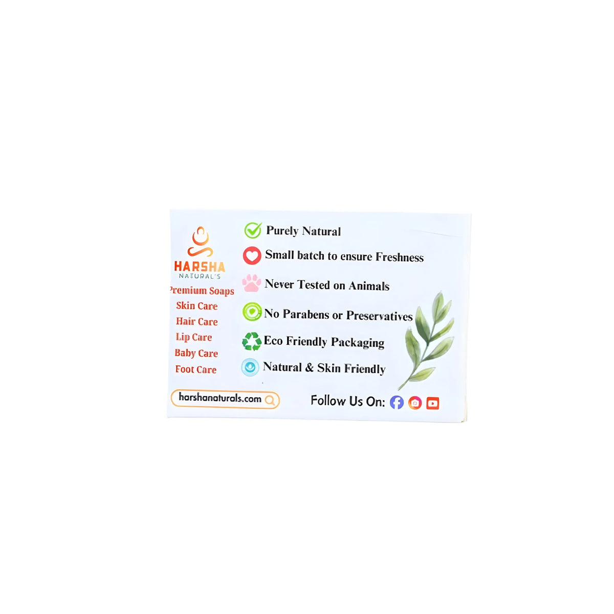 Pack Of_2 Harsha Naturals Aloe Vera Soap (100GM)