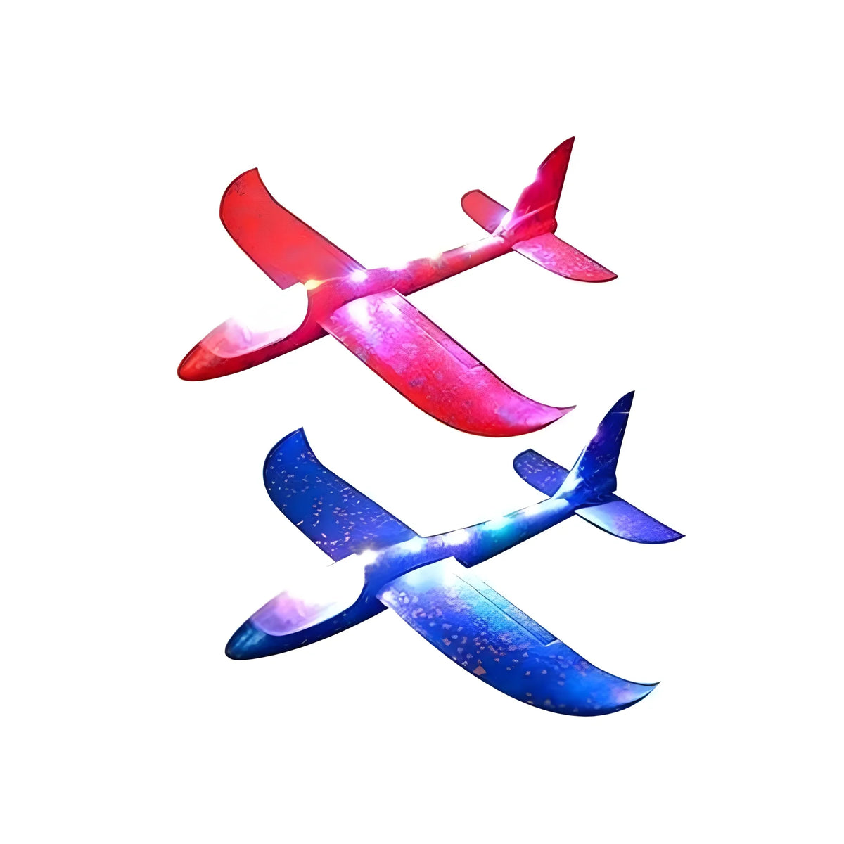 Plastic 3D Throw Foam Plane Aeroplane Gliders, Flying Aircraft Pack Of 1 (Multicolor )