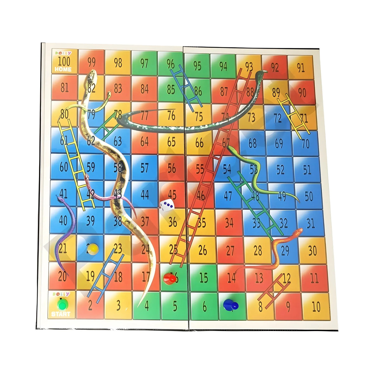 Ludo Snakes - Ladders |  Plastic Toys |  Board Games | 2+ Years