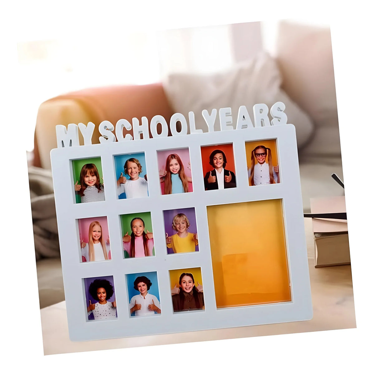 Acrylic School Years Photo Frame (Multicolor)