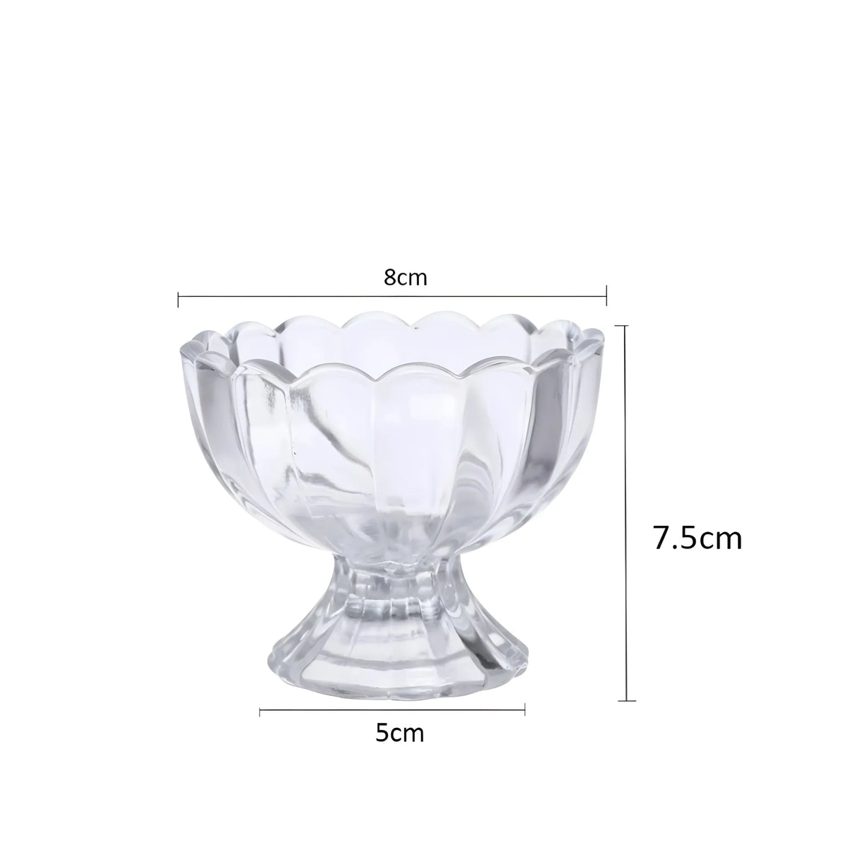 Unbreakable Plastic Dessert And Ice Cream Bowls – Set of 6 for Serving Salad, Fruits And More (Color: Assorted )